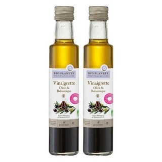 바이오플래닛 유기농 올리브 앤 발사믹 드레싱, 250ml, 2개