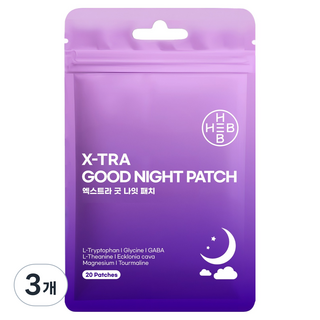 햅 엑스트라 굿 나잇 패치 20개입, 3개