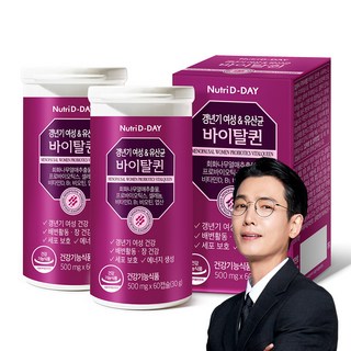 뉴트리디데이 갱년기 여성 유산균 바이탈퀸 60p, 60정, 2개