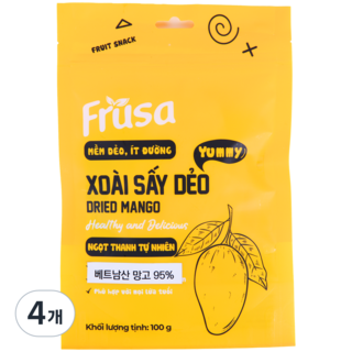 Frusa 푸루사 건망고, 100g, 4개