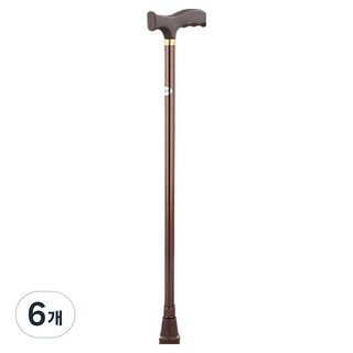 포켓마스터 효도 실버 노인 지팡이, 브론즈, 6개