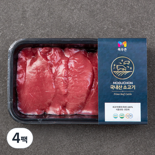 목우촌 국내산 소고기 육전용 (냉장), 300g, 4팩