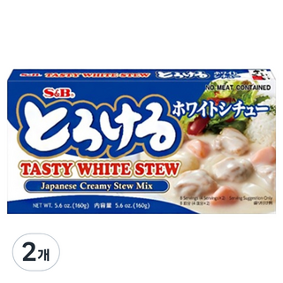 에스앤비 화이트 스튜, 2개, 160g