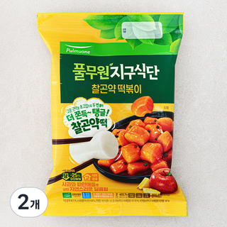 풀무원 지구식단 찰곤약 떡볶이 2인분, 403.7g, 2개