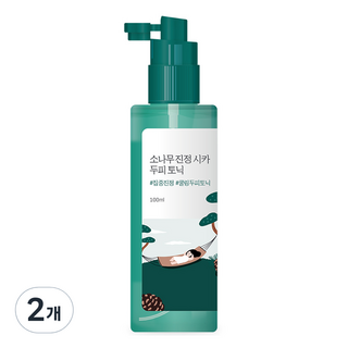 라운드랩 소나무 진정 시카 두피 헤어 토닉 100ml 2개 세트 토도헤어딥케어