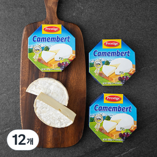 프레스티지 까망베르치즈, 125g, 1개입, 12개