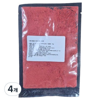 이홈베이킹 딸기분말, 10g, 4개