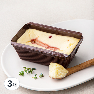 브로드카세 소프트 베리베리 치즈 케이크, 180g, 3개