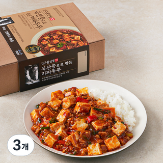 김구원선생 국산콩으로 만든 마파두부 2인분, 615g, 3개