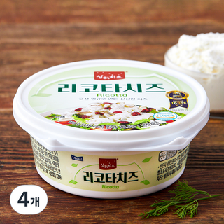 상하치즈 리코타 치즈, 150g, 1개입, 4개