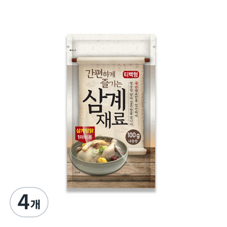 간편하게 즐기는 삼계 재료, 4개, 100g