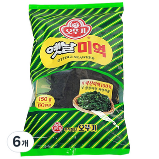 골드물산 거금도 오천 태양초 미역, 50g, 5개 건미역10kg 9 오뚜기 옛날 미역, 150g, 6개