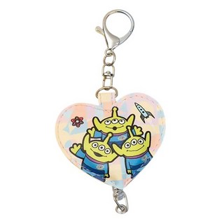 TOY STORY 玩具總動員 夏日派對系列皮質伸縮證件扣, 心派對三眼怪