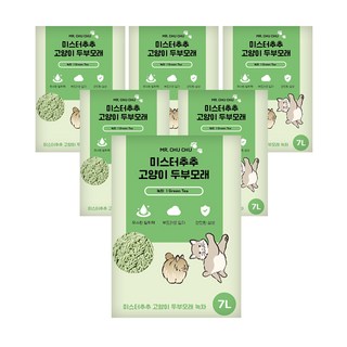미스터리 오더킬러 클래식 무향 고양이모래 9kg x 2개 먼지없는 벤토나이트 배변모래 먼지없는모래 12 미스터추추 고양이 두부 모래, 7L, 6개, 녹차향