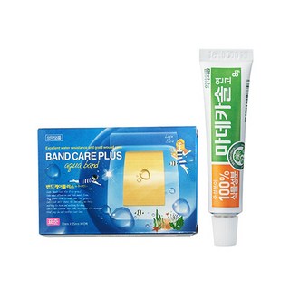 동국제약 마데카솔 8g + 밴드케어 방수 밴드 10p 세트, 1세트, 8ml