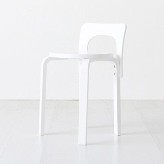 마켓비 OLIVER 등받이 의자 N형, 화이트, 1개