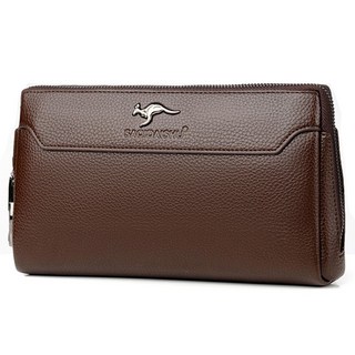 선빛 캘리 가죽 클러치