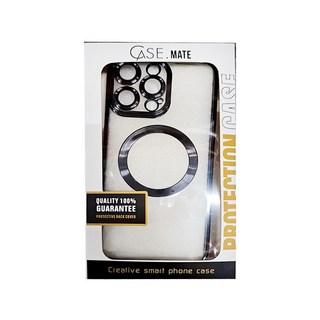 CASE.MATE 透明髮絲紋磁吸magsafe手機保護殼 iPhone 14 Pro Max/i14 Pro Max 純黑色