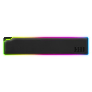 후아즘 RGB LED 팜레스트 인체공학 키보드 손목 받침대 KS-007, 블랙, 1개