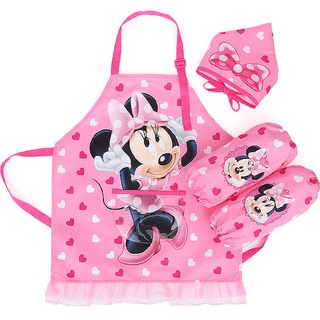 디즈니 미니마우스 하트 앞치마 세트