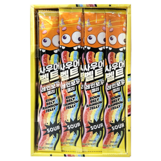 사우어 벨트 레인보우 젤리 48p, 480g, 1개