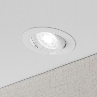 원하 DS 비엔 원형 매입등 IC타입 COB LED 7W 7.6cm, 화이트 + 주광색, 1개