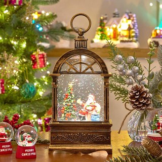 모던하우스 쇼파 산타 오토 뮤직 워터볼 무드등 랜턴형 혼합색상 H 26cm 상품 이미지