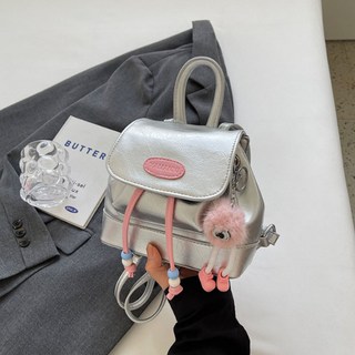 소리달 여성용 이쉘 복조리 버킷백 러블리 미니 배낭 백팩