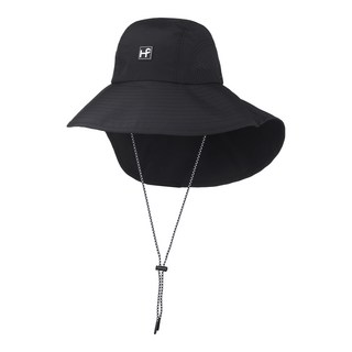 힐크릭 와이드 쉐입 버킷햇 H321, BLACK