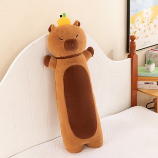 제이블룸 귤 카피바라 롱 인형, 브라운