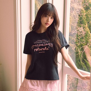 rolarola 女款休閒風字母印花短袖T恤