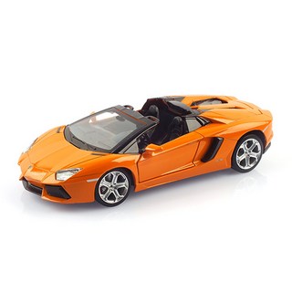 Replicas 1:24車門打開LED蘭博基尼Aventador鑄造模型 MSZ110457OR, 橘色