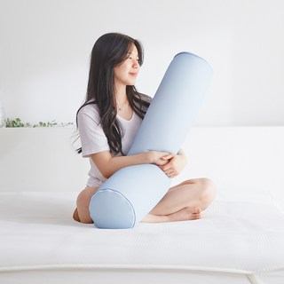 베이직 3D 에어매쉬 쿨매트 + 바디필로우 세트, 아이스블루