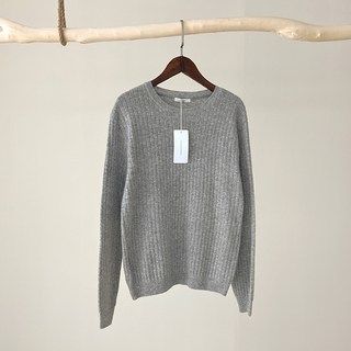 어반프랑 여성용 코버 캐시미어 파인울 골지 니트