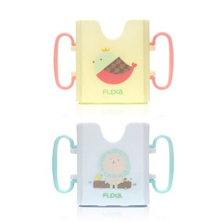 자세히 보기 플렉사 우유 케이스 2종 세트, 옐로우버드 + 블루라이언, 1세트