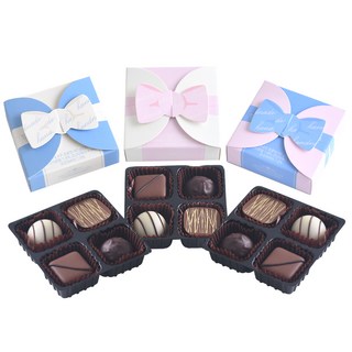 상상앤드 아미띠에 수제 4구 초콜릿 핑크 40g + 민트 40g + 베이지 40g 세트, 120g, 1세트