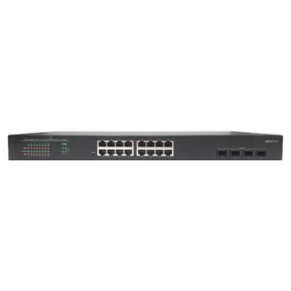 넥스트유 16포트 10 / 100 / 1000Mbps 4포트 10G SFP 매니지먼트 PoE 스위치허브, NEXT-POE3820-10G, 1개