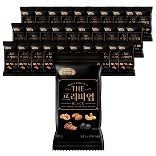 하루견과 더 프리미엄 블랙 믹스넛, 30g, 30개