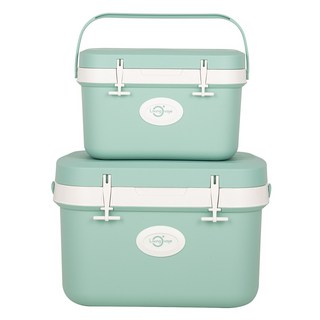 리빙오보제 캠핑 아이스박스 11L + 25L 세트, MINT