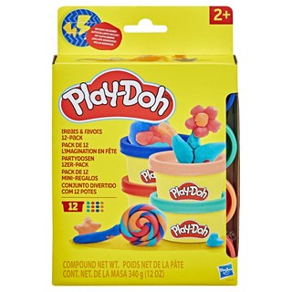 Hasbro 孩之寶 Play-Doh 培樂多 基礎12色迷你黏土分享組, 混和顏色, 340g, 1盒