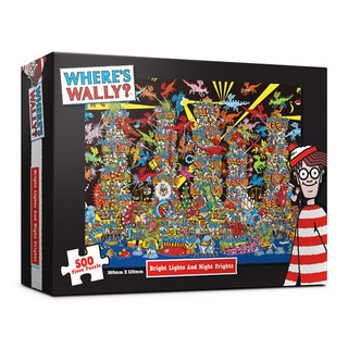 找Wally 悄悄的夜晚閃耀的光拼圖 AL5306, 混色, 500件
