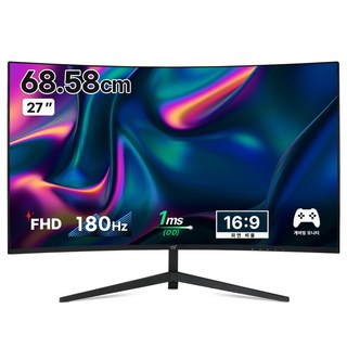 어드밴스원 FHD 180HZ 게이밍 커브드 모니터, 68cm, M270CG200(일반)