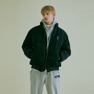 WHO.A.U Uni Steve小熊刺繡燈芯絨外套