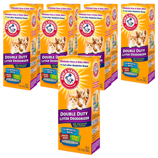 ARM&HAMMER 強效貓砂專用除臭粉 850g, 有效強力除臭 適用於各種類貓砂, 8盒