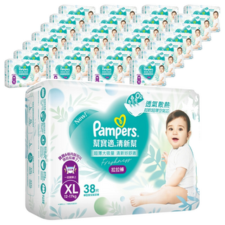 Pampers 幫寶適 原廠公司貨 清新幫拉拉褲/尿布, XL, 152片
