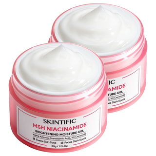 SKINTIFIC 菸鹼醯胺亮白保濕霜, 30g, 2罐