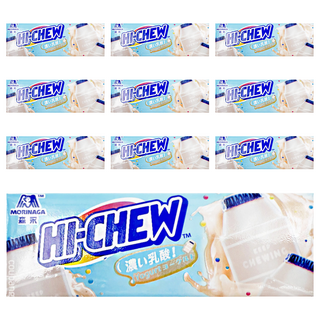 MORINAGA 森永 HI-CHEW 嗨啾 軟糖 乳酸飲料口味, 32g, 10條
