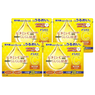 Melano CC 高侵透維他命C集中對策面膜,28入, 28個, 4包