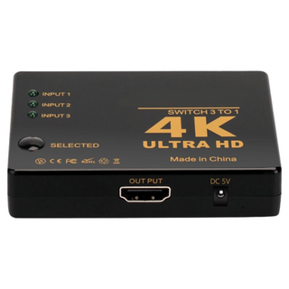 Line Q 4K2K 高畫質HDMI 5進1出遙控螢幕切換器, 4K HDMI 1進1出, ABS外殼, 1個, UH-7595C
