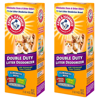 ARM&HAMMER 強效貓砂專用除臭粉 850g, 有效強力除臭 適用於各種類貓砂, 2盒
